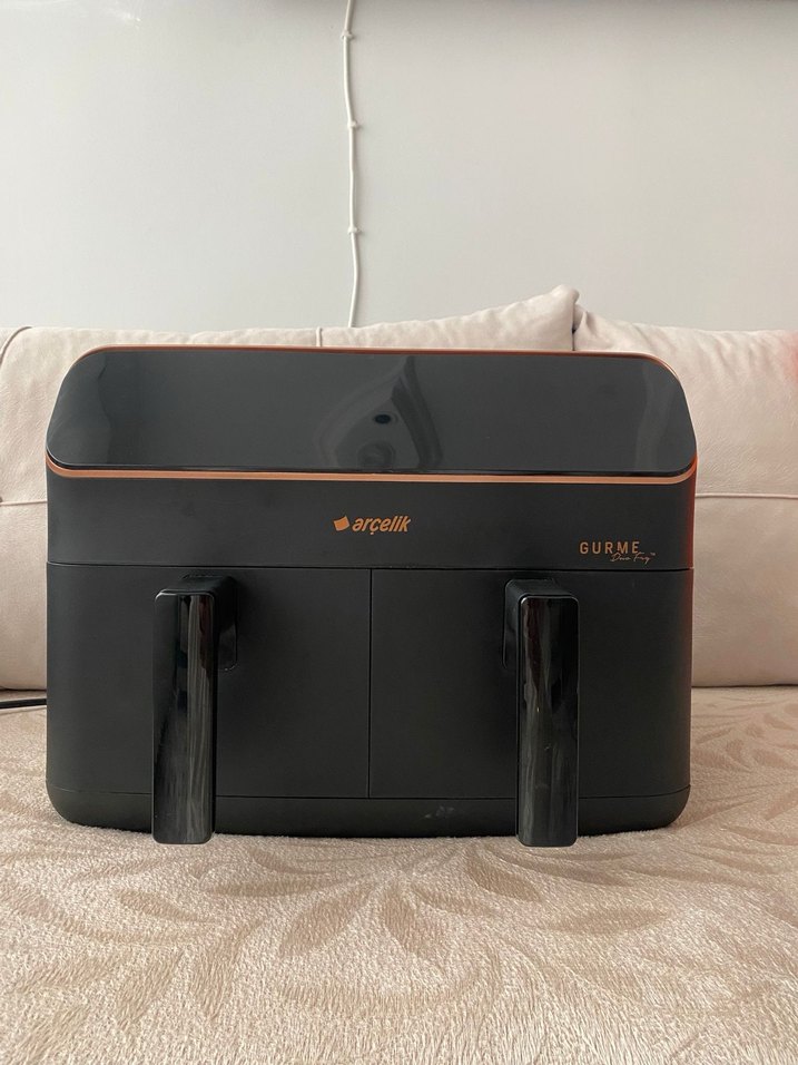 Arçelik Gurme Çiftli Hava Fritözü Siyah - Görsel 2