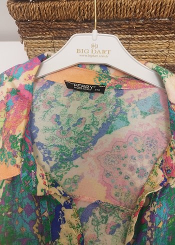 Bohem Çok Renkli Gömlek - Görsel 2