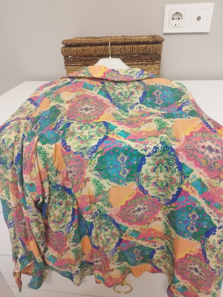 Bohem Çok Renkli Gömlek - Görsel 5