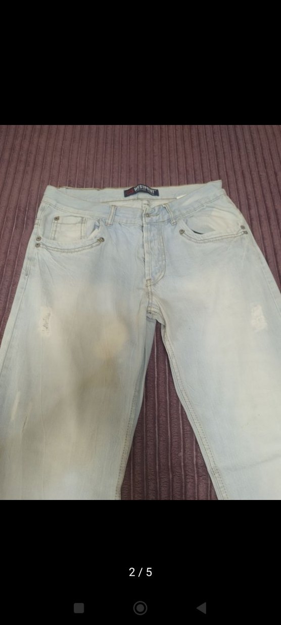 erkek kot pantolon - Görsel 2