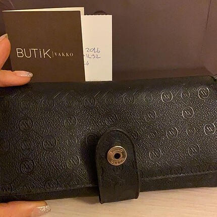 Orjinal vakko siyah cüzdan