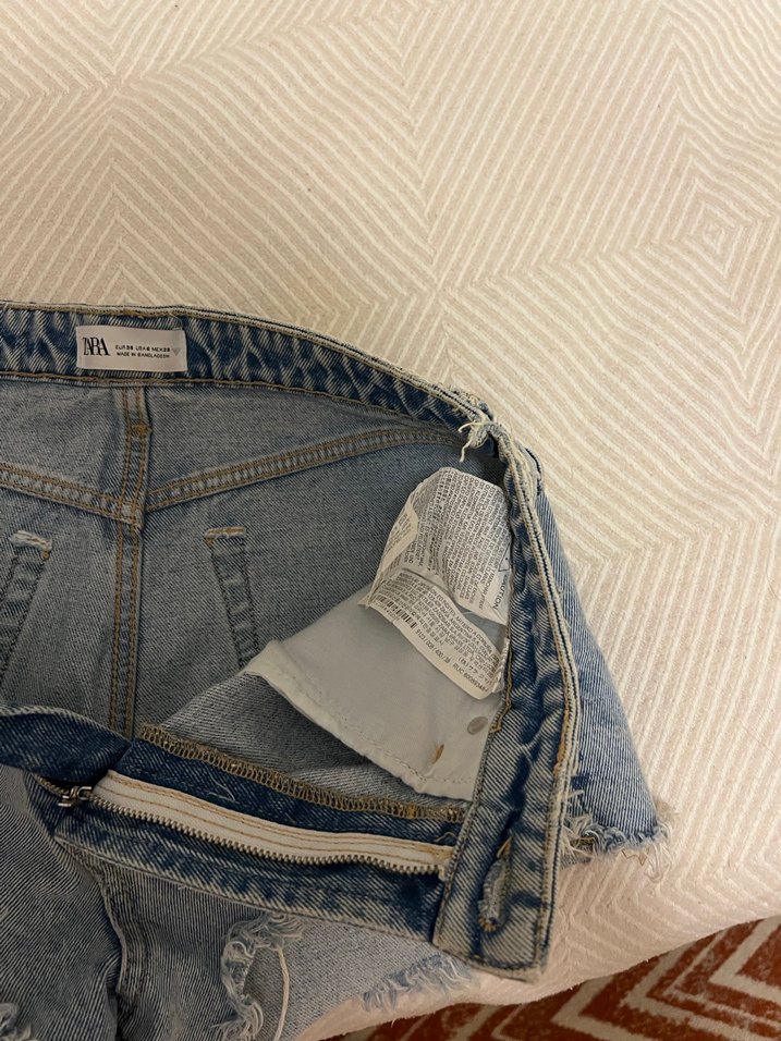 Zara jean  Şort - Görsel 3