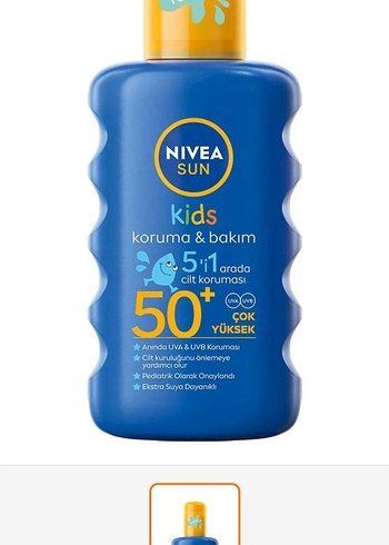 Nivea Sun Kids SPF 50+ Çocuk Güneş Koruyucu