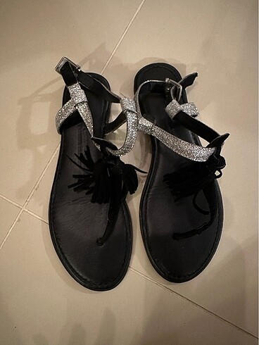 Shoes&More Deri Sandalet