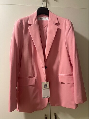 Bershka Pembe Blazer