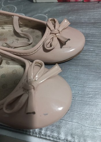 Fiyonk Detaylı Pembe Kız Babet - Görsel 3