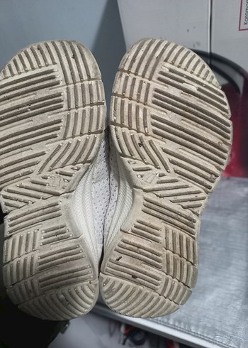 Kız Çocuk Beyaz Cırt Cırtlı Spor Ayakkabı - Görsel 2