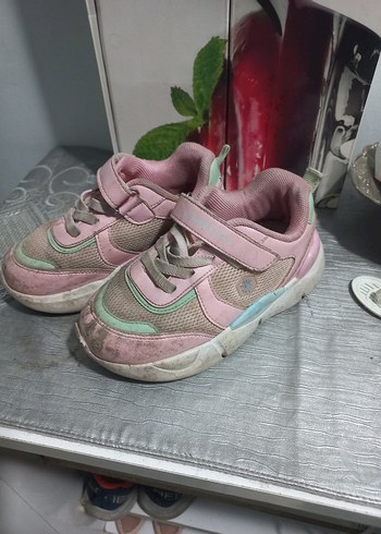Kız Çocuk Pembe Bağcıksız Spor Ayakkabı - Görsel 2