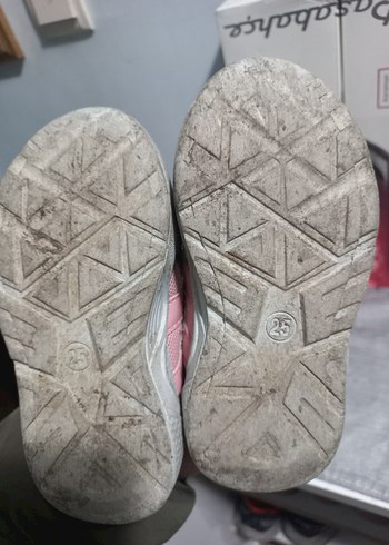 Kız Çocuk Pembe Velcro Spor Ayakkabı - Görsel 3