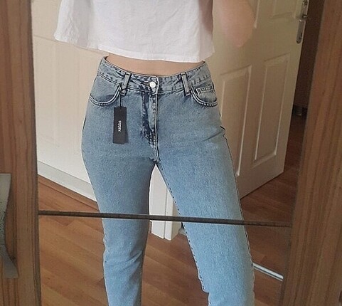 Addax kar yıkamalı mom jean
