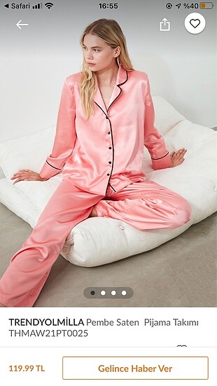Trendyolmilla pijama üstü