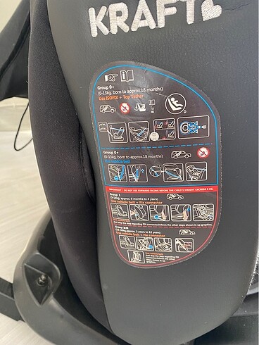 Diğer Beden siyah Renk Kraft oto koltuğu