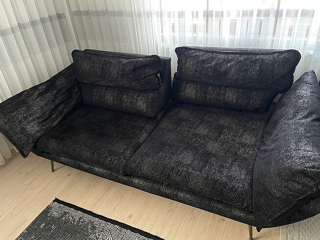 Beden siyah Renk Salon takımı