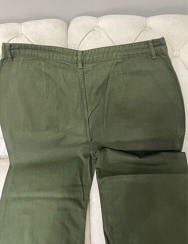 48 Beden haki Renk Yeşil kot pantolon