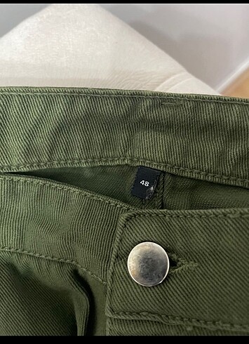 48 Beden Yeşil kot pantolon