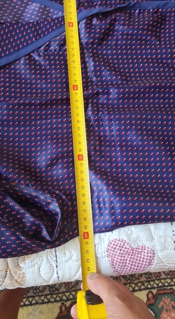 Düğmeli Lacivert erkek pijama takımı - Görsel 5