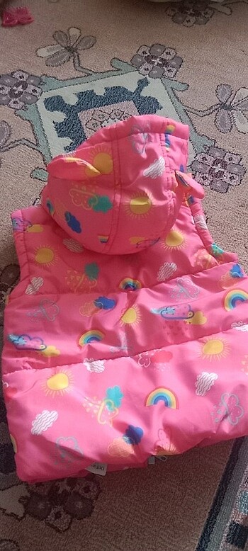 9 Ay Beden pembe Renk Bebek şişme yelek 