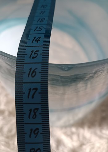 Mermer Görünümlü Aqua Swirl Vazo - Görsel 7