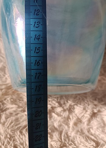 Mermer Görünümlü Aqua Swirl Vazo - Görsel 6