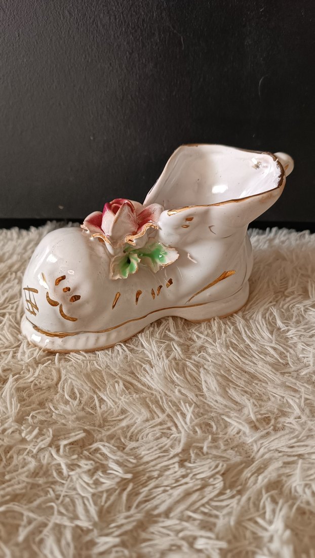 Vintage Seramik Ayakkabı Biblo - Görsel 2