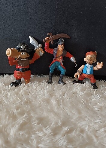 Korsan Figürleri (3 Adet)