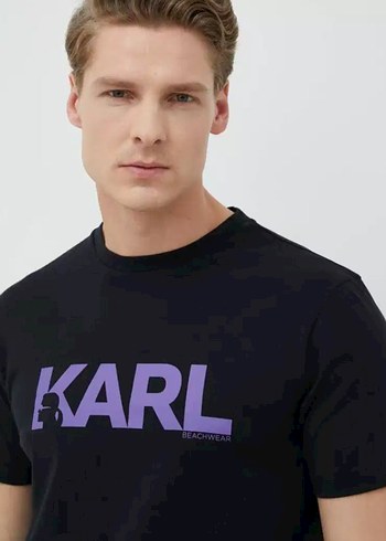 Karl Lagerfeld Bisiklet Yaka Tshirt