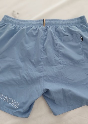 BOSS Mavi Mini Rahat Kesim Erkek Mayo - Görsel 2