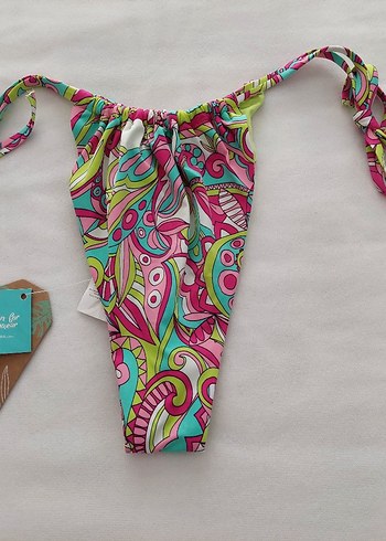 l Beden çeşitli Renk Calzedonia Brazilian Yanları Bağcıklı Bikini Altı