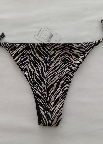 Calzedonia Calzedonia Bağcıklı Zebra Üçgen Bikini Altı