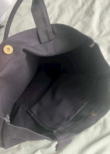 Kanvas Bez Karışımı İthal Tote Çanta - Görsel 4