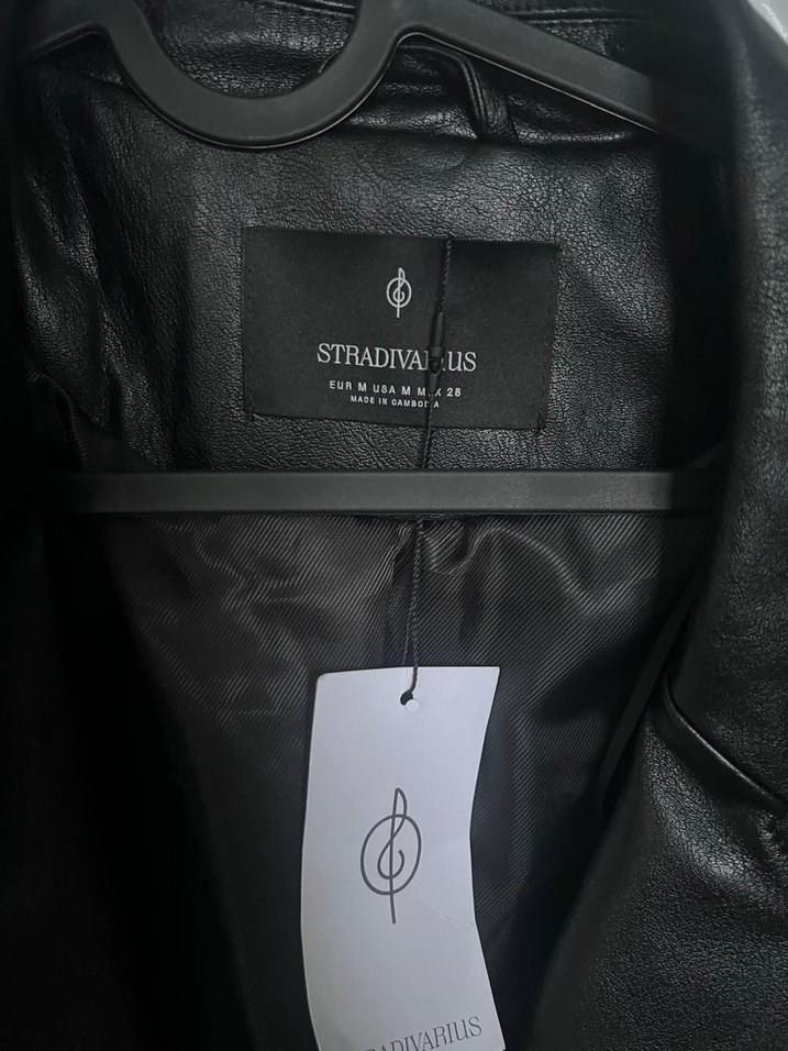 Stradivarius Suni Deri Ceket - Görsel 3
