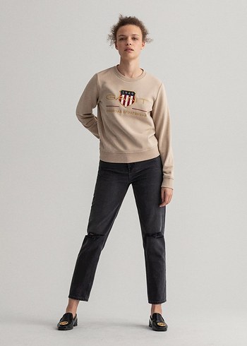 Gant Bisiklet Yaka Uzun Kol Sweatshirt - Görsel 3