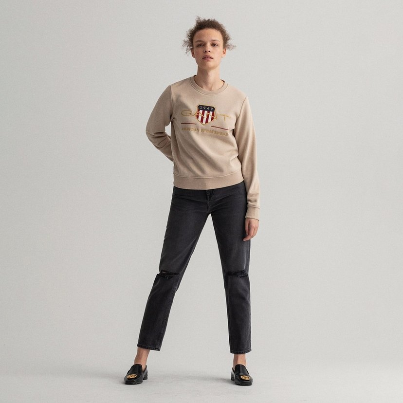 Gant Bisiklet Yaka Uzun Kol Sweatshirt - Görsel 3