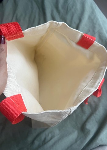 Kanvas Bez Karışımı İthal Tote Çanta - Görsel 3