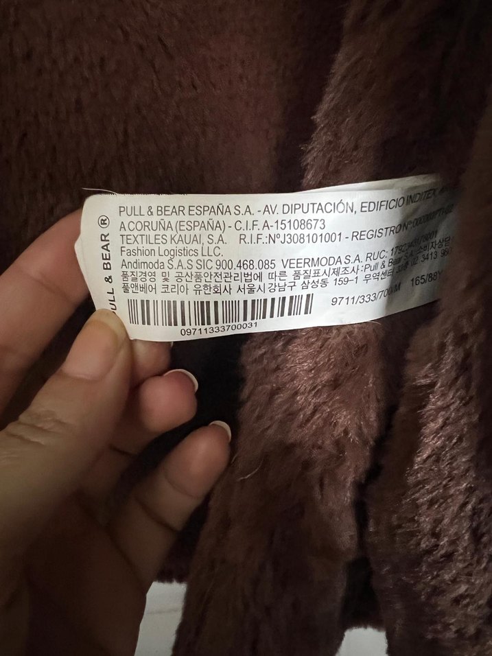 Pull&Bear Dışı Süet İçi Yünlü Mont - Görsel 4