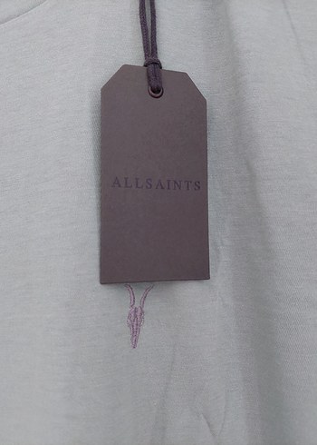 m Beden Allsaints Brace Brushed Cotton Crew Neek T-shirt
