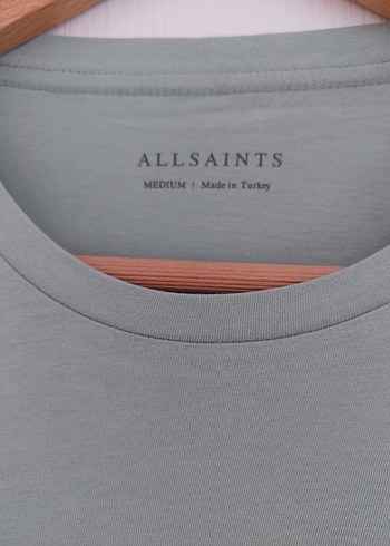 All Saints Allsaints Brace Brushed Cotton Crew Neek T-shirt