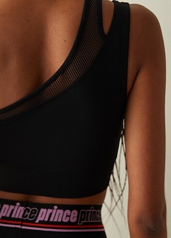 Penti Penti Asimetrik Tül Detaylı Crop Top