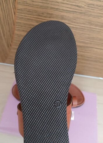 37 Beden kahverengi Renk Derimod Taba Bilekten Bantlı Bodrum Sandalet