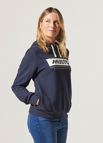 s Beden lacivert Renk Musto Kapüşonlu Sweatshirt