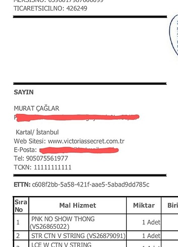 m Beden mor Renk Victoria's Secret Esnek Pamuklu V-String