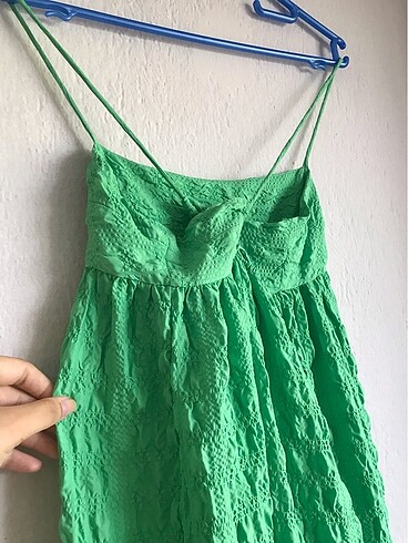 l Beden yeşil Renk Zara elbise