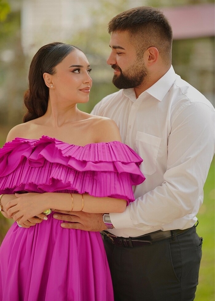 Abiye fuşya - Görsel 2