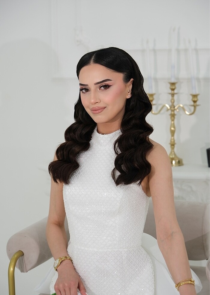 Beyaz elbise özel gün nikah elbisesi - Görsel 2