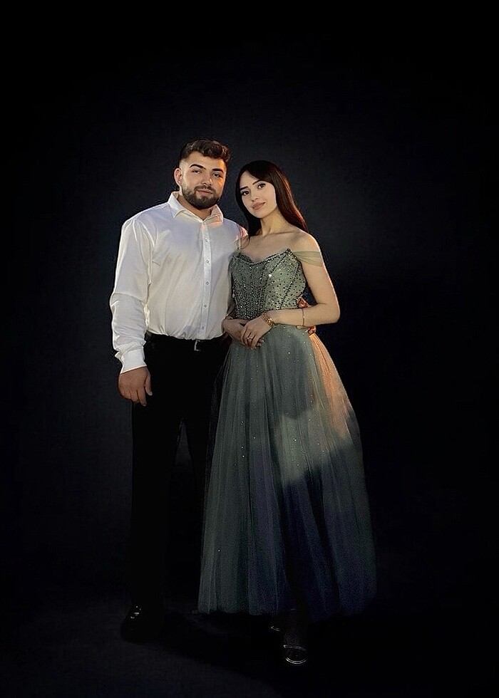 Su yeşili elbise abiye - Görsel 2