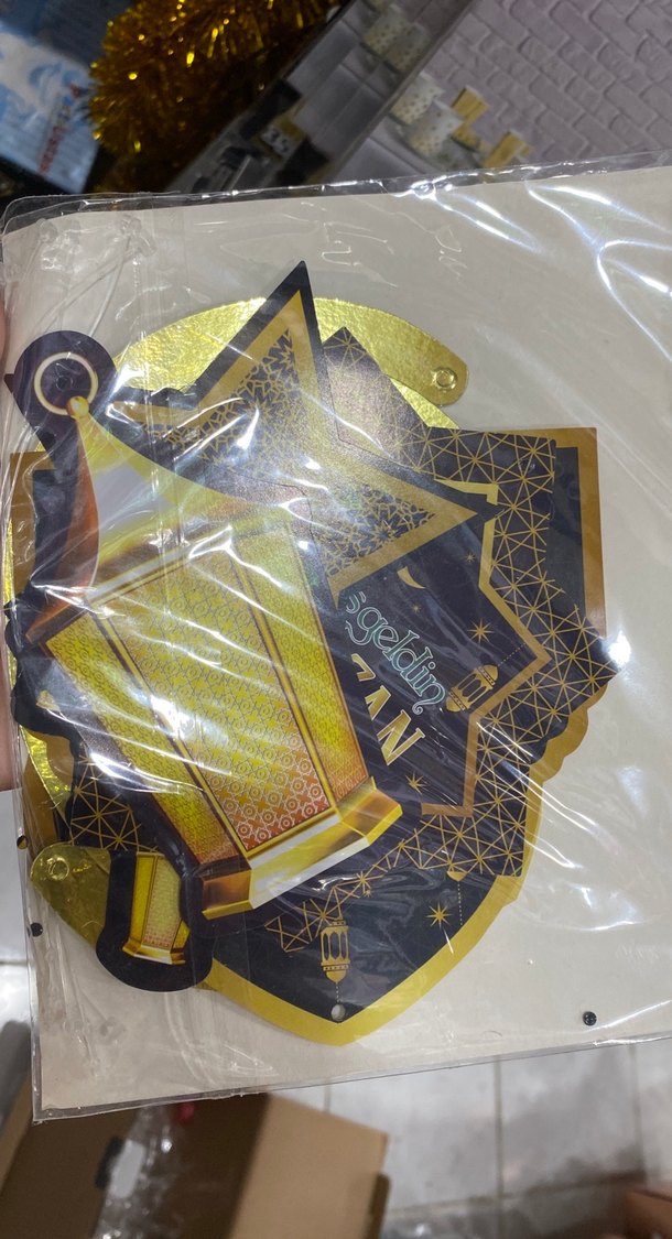 Altın Renk Ramazan Parti Süslemeleri - Görsel 2