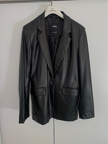 PULL&BEAR deri Blazer ceket