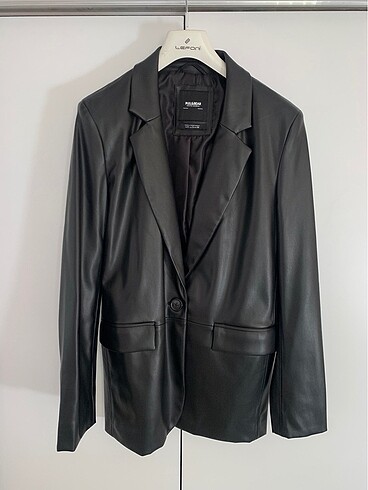 xs Beden PULL&BEAR deri Blazer ceket