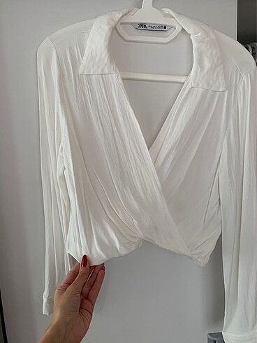 Zara Zara crop gömlek
