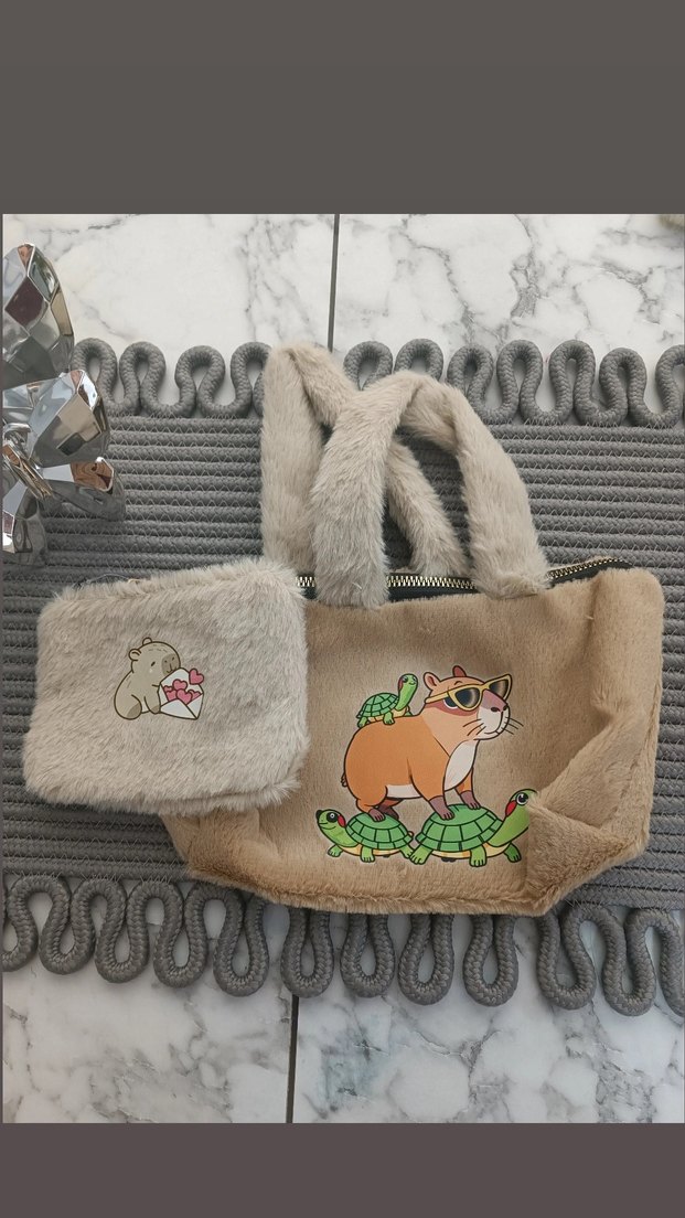 CapyBara Cüzdanlı çanta - Görsel 5